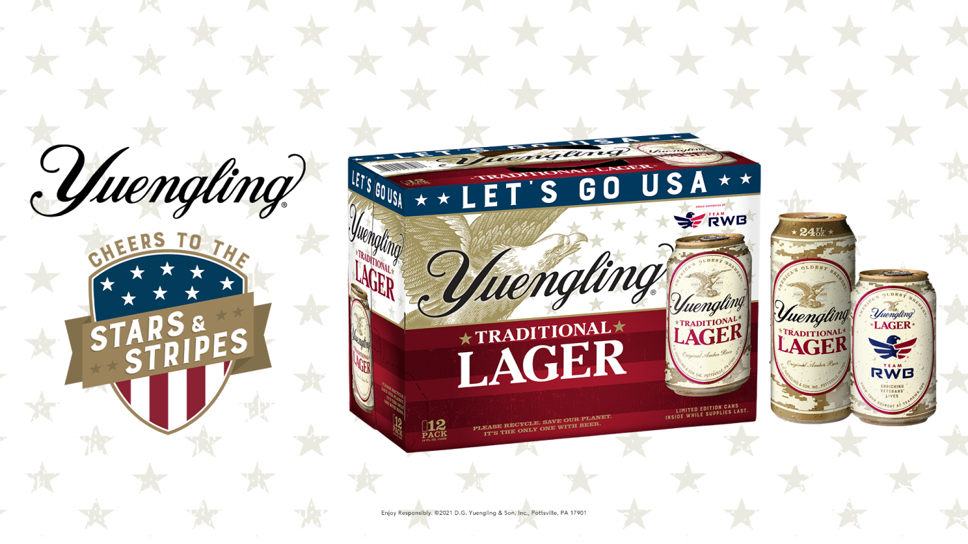 Yuengling Rolls Out Limited-Edition LAGER Camo Cans to Support Veterans ...